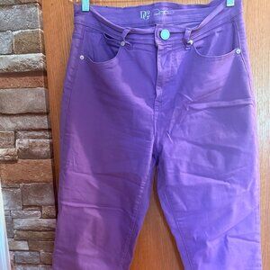 Diana Gilman Lavender Twill Ankle Pants